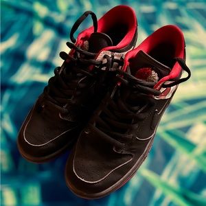 Nike Dunk Low Premium Black/Black-Anthracite “Jordan Pack” Mens size 10